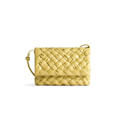 BOTTEGA VENETA SMALL RUMPLE MESSENGER 787113V4HO18755 (21*14*5cm)